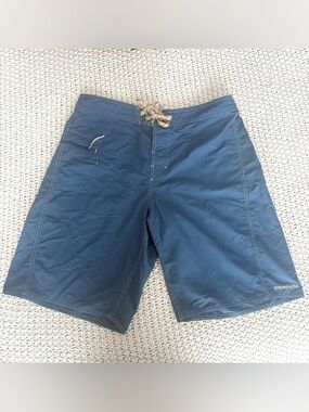 Patagonia Men's Board Short - Size 34/Large - Blue & Tan